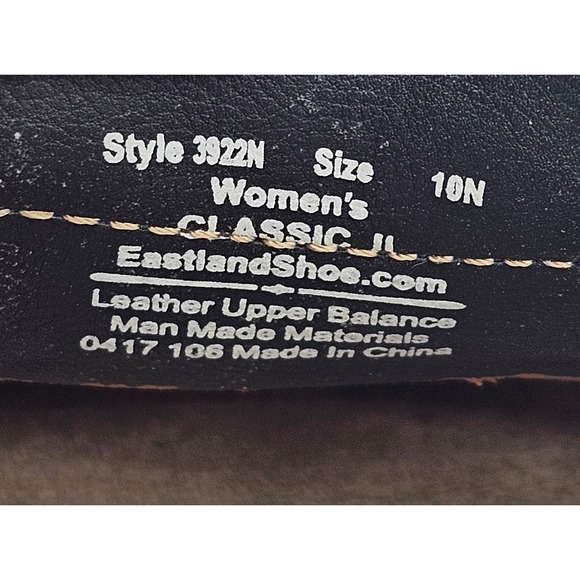 Eastland Loafer Leather Comfort Slip On Dress Shoes Womens 10N Classic II Gray - Picture 9 of 9